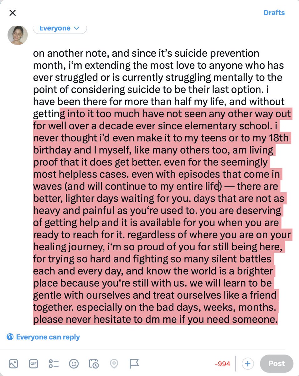 harrologist's tweet photo. #suicidepreventionmonth and some quotes and poems that mean a lot to me https://t.co/fggAK6kP4T