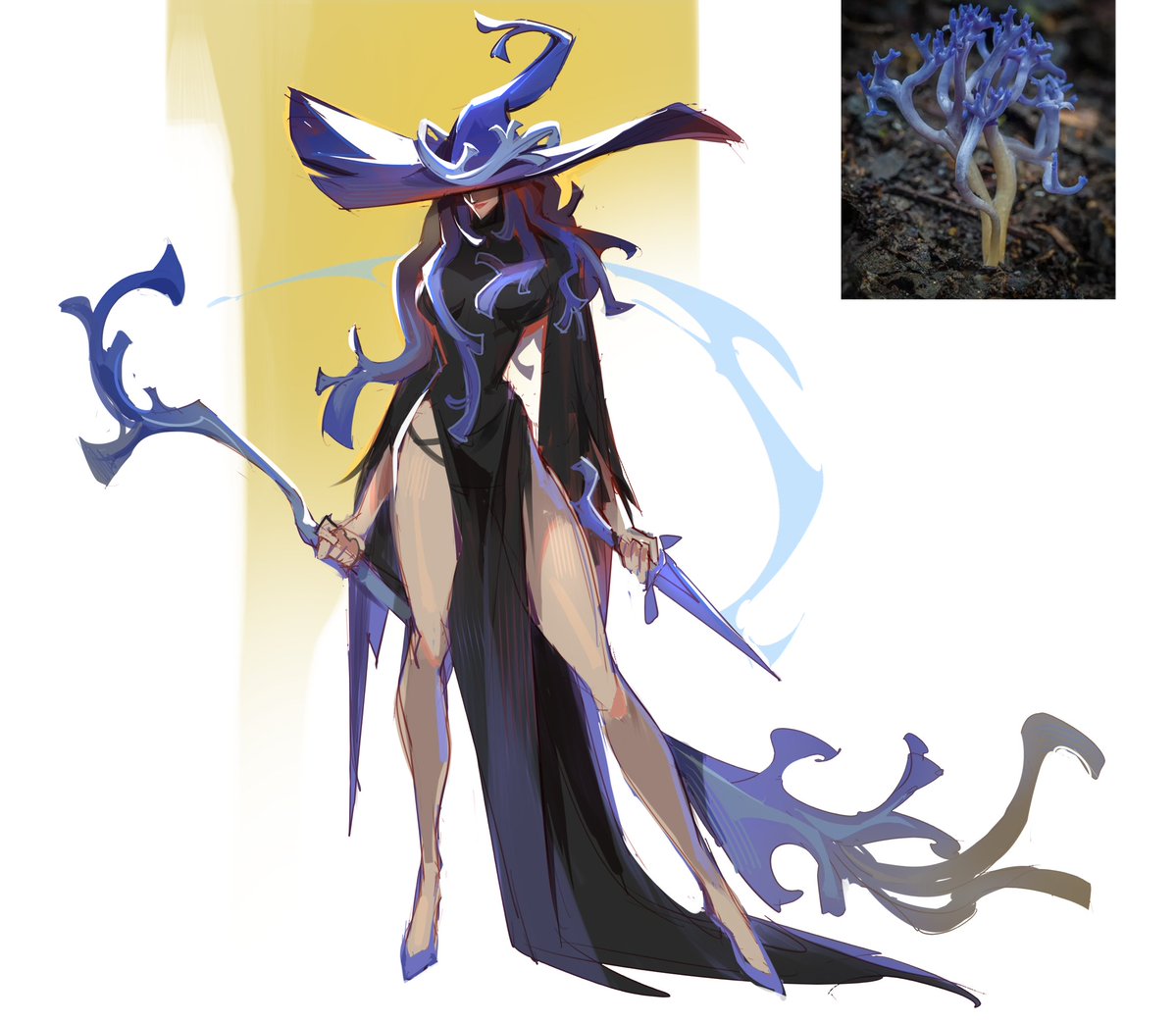 FrunzBb's tweet photo. Day 2 of conceptcore challenge.
Blue Coral Fungus 🪸🧙‍♀️

#conceptcore https://t.co/CkTEiDd6Rs