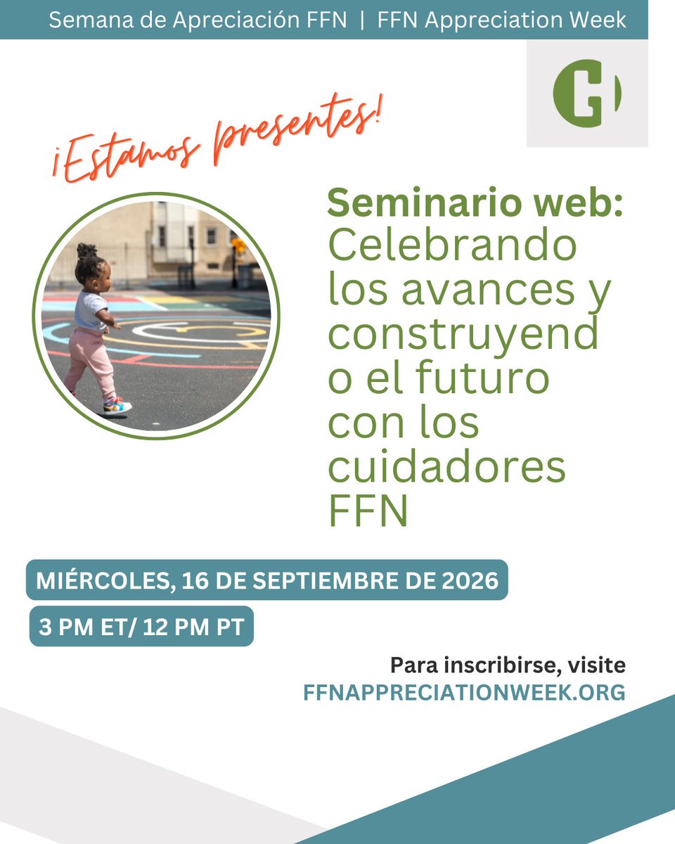 EarlyEdgeCA's tweet photo. Acompáñenos durante #FFNAppreciationWeek de @HomeGrownOrg. Celebraremos los avances en las políticas que apoyan el #cuidadoFFN e imaginaremos un futuro compartido que reconozca a estos cuidadores, quienes son el ❤️ de nuestras comunidades. https://t.co/X5OtElKgKD https://t.co/xK8g6Cbx09