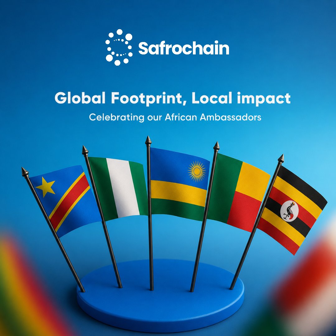 safrochain's tweet photo. Our Ambassador Program officially kicks off this September.

After a thorough selection process all across Africa, our ambassadors have been chosen and the journey begins now. 

These are the voices who will help carry our message, grow our community, and represent our mission

Excited to see what this team builds with us !