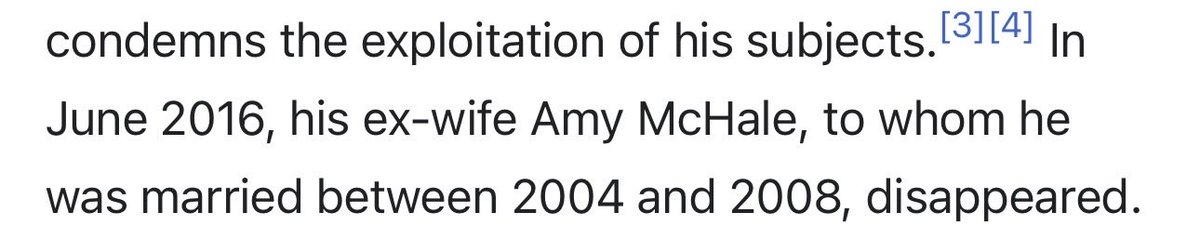 thallucination8's tweet photo. @toxictiramisu @eepersip33 I’ve found nothing linking them. I did find this comment under the RR by “Amy,” which appears could be Horsch’s missing ex-wife, Amy McHale, saying she went to Rome with Horsch where he had an exhibition and was treated like royalty. Michelangelo Antonioni bought his work in ‘69. https://t.co/2KYhXtwpcT