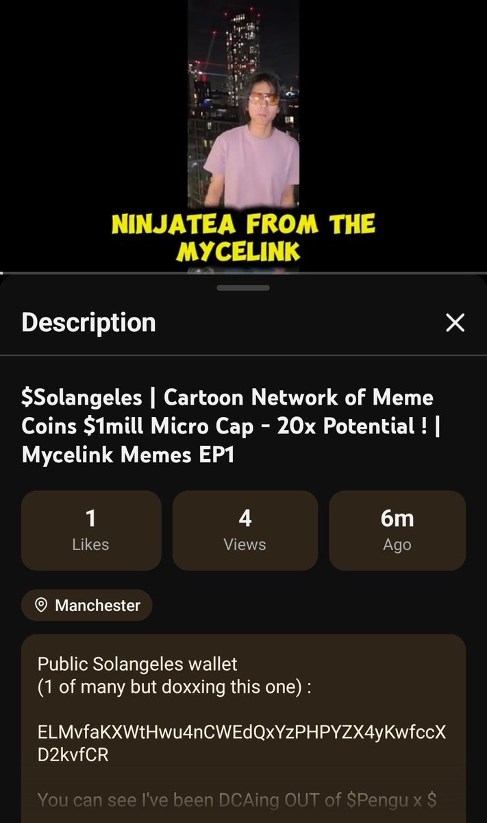mycelink's tweet photo. Just uploaded a 30min deep dive into $1mill MICRO Cap GEM $Solangeles - The Cartoon Network of meme coins!

https://t.co/folzA2aWn6

1st on 🌏 to drop a long form investment thesis on $solangeles !😎

Hope the team see this + big them up : @solangelestv @aibaldking 

#Solangeles https://t.co/az2my7XaxO