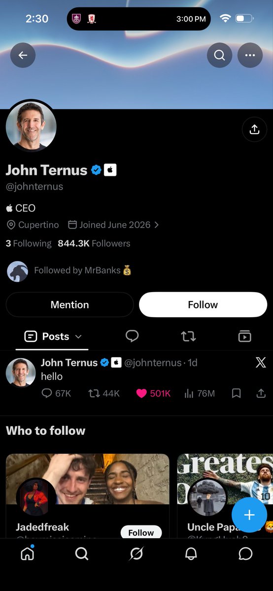 Goodiboss1's tweet photo. Bro I’ve been twisting all my life and haven’t gotten up to 1k views but this guy just said hello and got almost 100 million views and almost 900k followers 

What does x want from me😔💔 https://t.co/rwPvOWMEcF