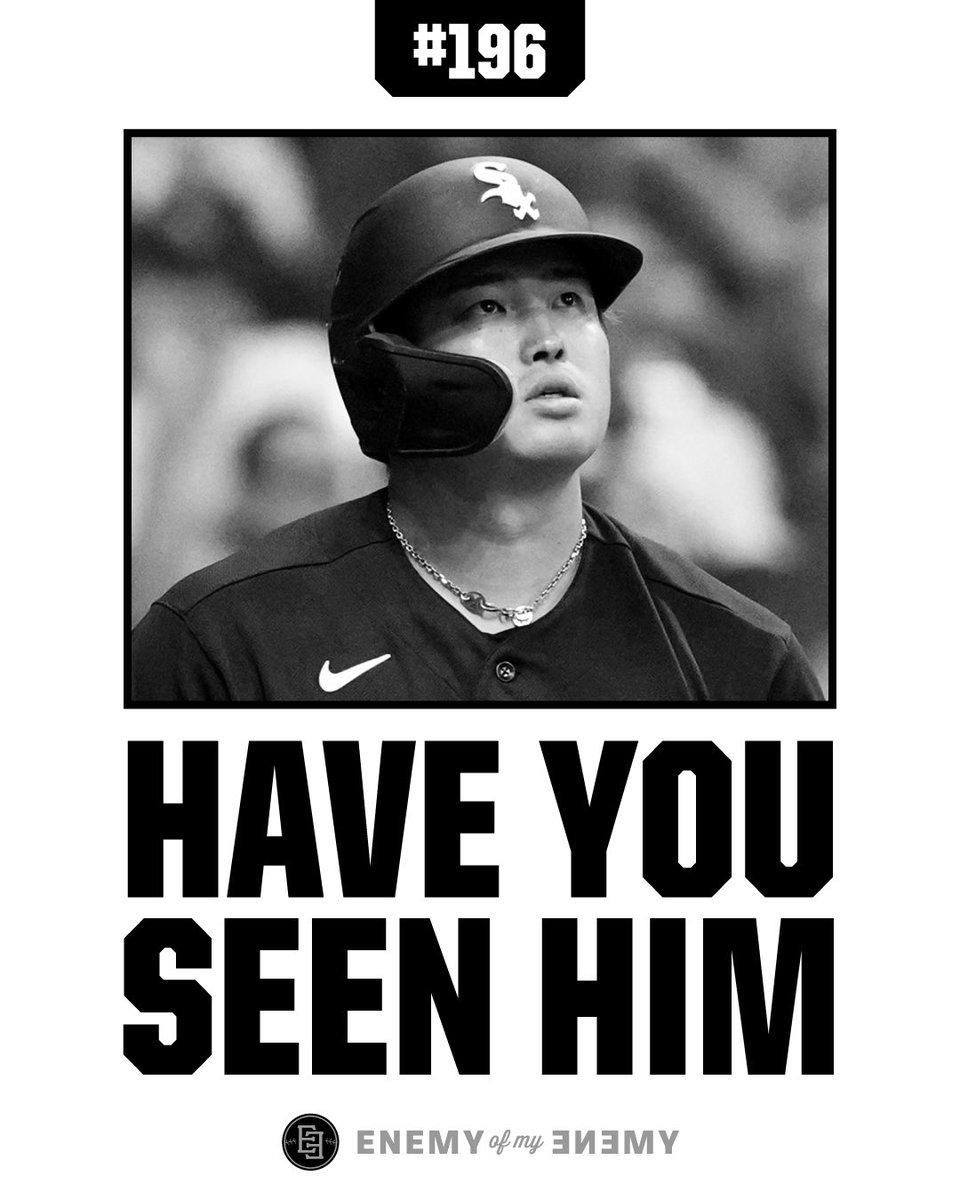 enemyball's tweet photo. 📺🎙️#196 IS UP!

⚾️How long can the #whiteSox keep riding the bullpen?
⚾️ Why can’t 104.3 The Score stop firing their Sox fan hosts?
⚾️ Is it time to worry about  Murakami’s second-half slump?
⚾️ Another eventful week in the stands at Sox Park.

https://t.co/lRhOpnIh6t https://t.co/2t8UNszal8