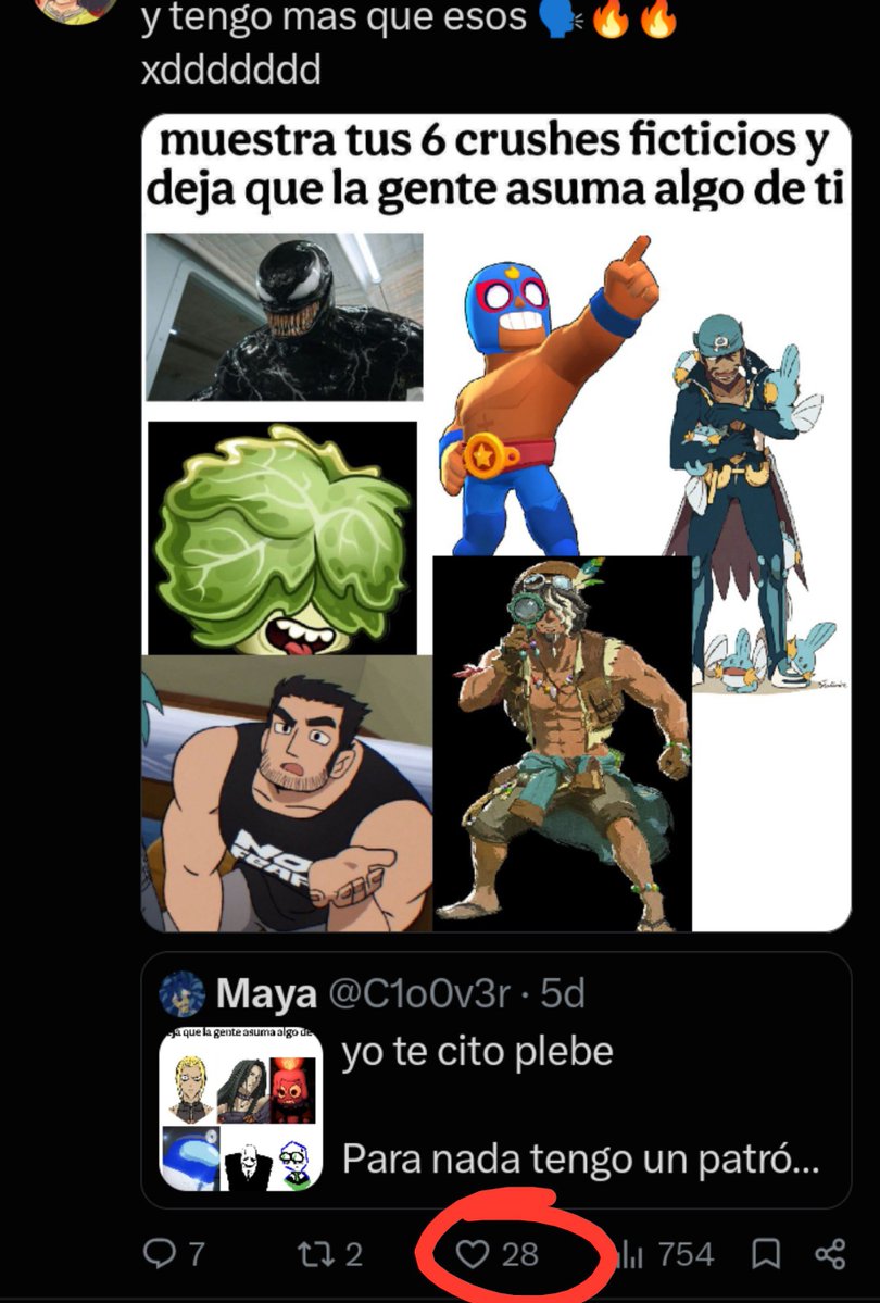 Jesben_160's tweet photo. El concepto de que una dinámica random tenga más likes que un dibujo "bien hecho" por así decir, es muy XD https://t.co/KUXzOcsyc9
