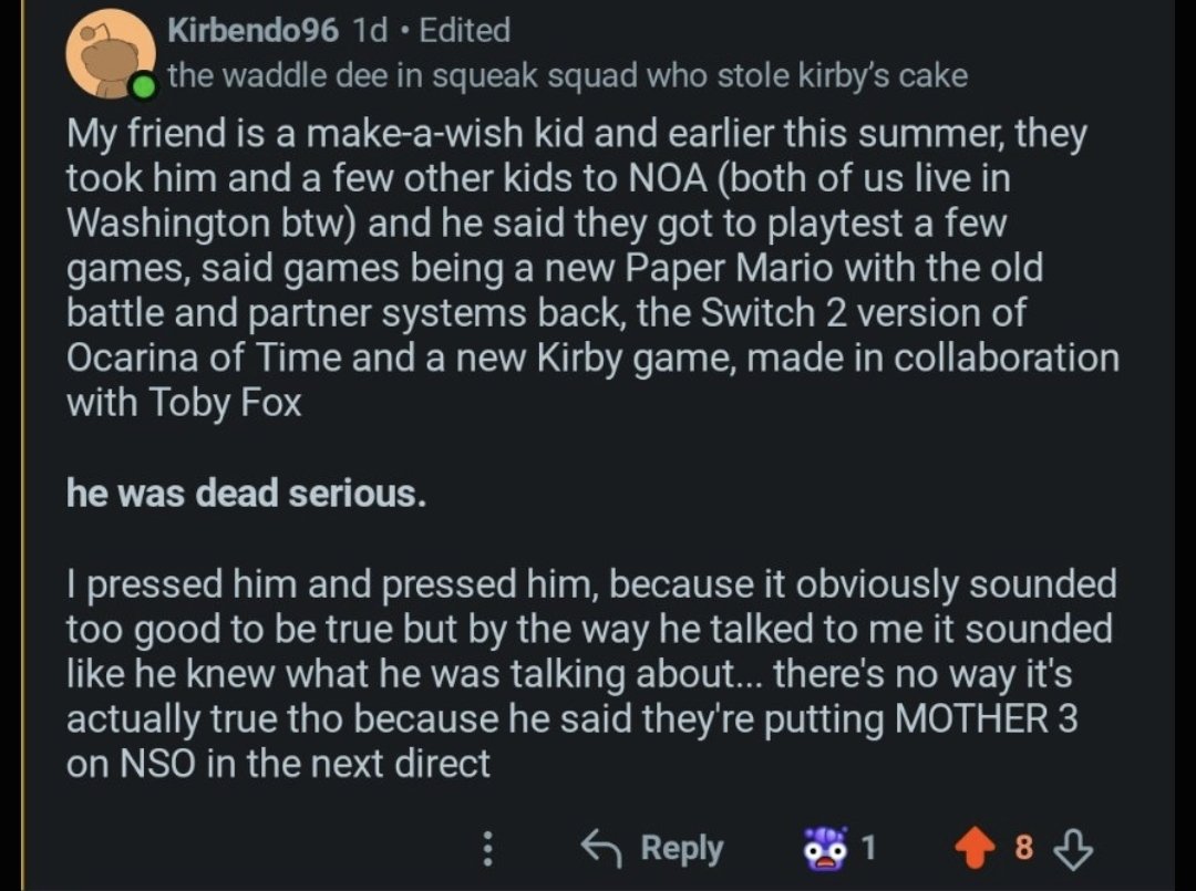 LitoReeny9's tweet photo. Mother 3 on nso 😹😹😹
#YeahRight bro https://t.co/swxYil9Qdi