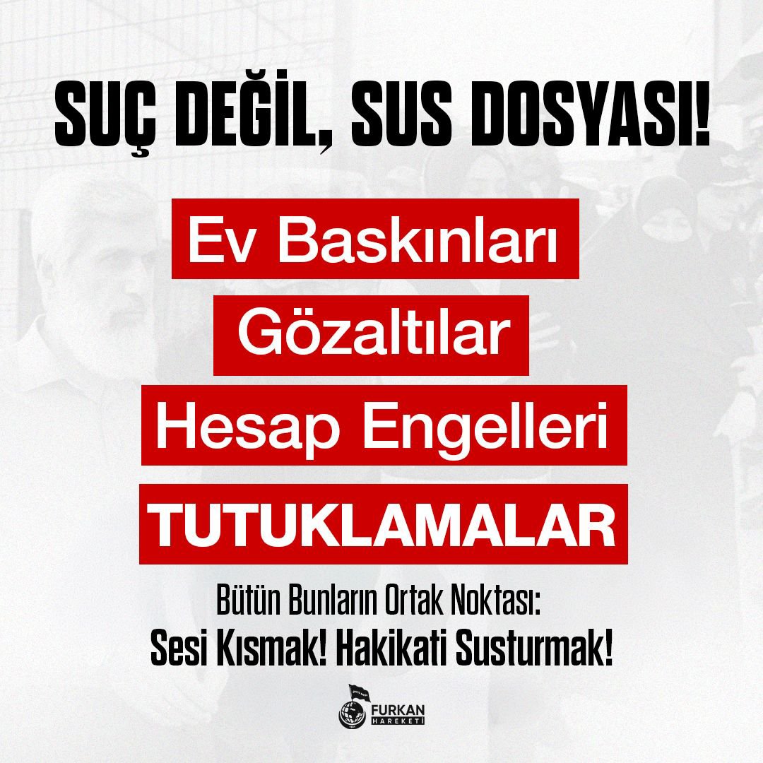 VanHafize's tweet photo. FurkanGönüllülerine Ozgürlük
TecritZulmüne SonVerin
#YeterArtık https://t.co/oqxmLzQmaR