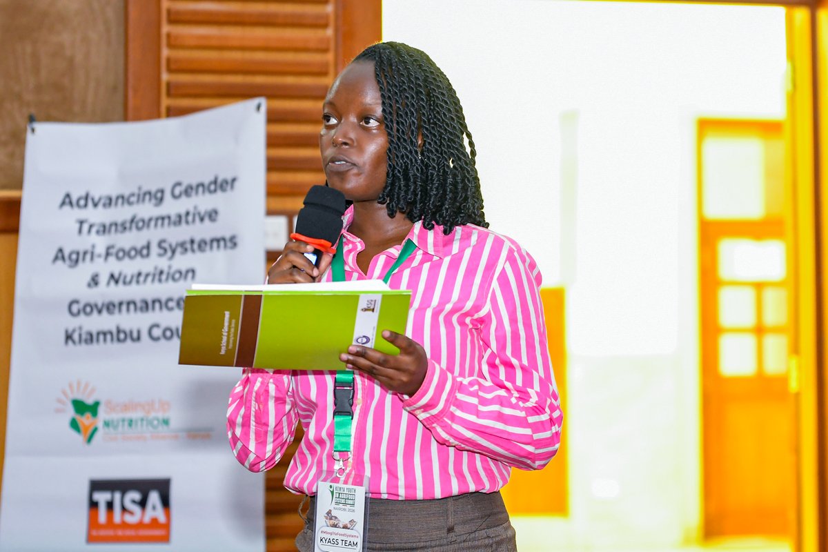 SUN_CSA_KENYA's tweet photo. Energized by Kenya’s young leaders at the Youth in Agrifood Systems Summit! 🌟

We moderated 2 high-impact sessions on youth innovation, regenerative ag &amp; food systems transformation. Youth are central to a nourished future! 🥗🇰🇪✨

@YouthInAgrifoodKenya  #MbogiYaFoodSystems https://t.co/8hmJ3Mz4LV
