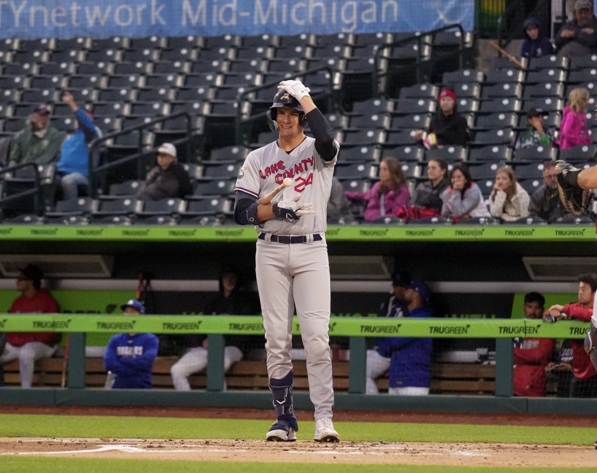 ConnorCanfield1's tweet photo. After José Pirela's walk-off home run last night, Lake County has now hit three walk-off homers on the year, with all of them coming against Great Lakes, including one at Dow Diamond (?!)

5/7 (G1): Jeffrey Mercedes

6/18 (G2): Nolan Schubart (at Dow Diamond)

9/1: José Pirela https://t.co/KwdZV0JMhn