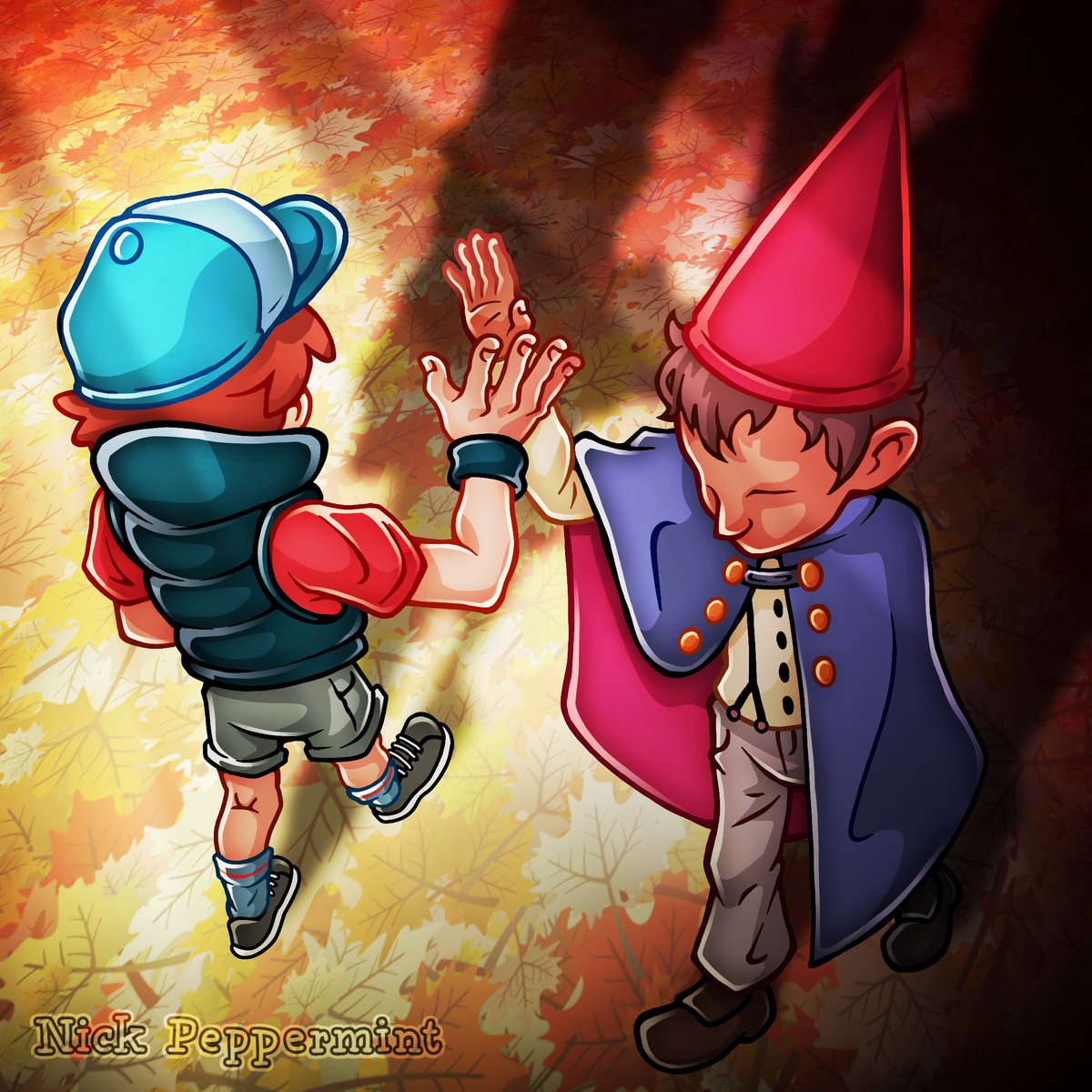 Nick_Peppermint's tweet photo. Summer is over, you know whose time it is 🍂 

#GravityFalls #OverTheGardenWall https://t.co/Y7ucpvHoW4