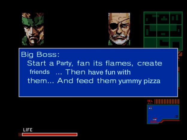 milktst's tweet photo. Big boss is a good guy, just look at his metal gear 2 speech https://t.co/qHsQr7tqRH