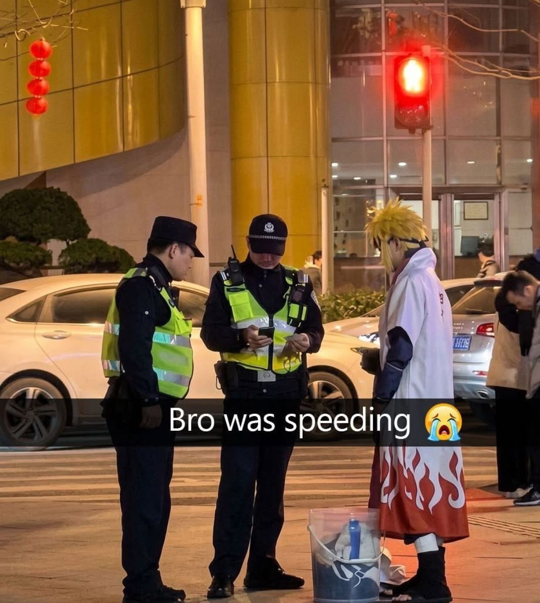 NarutoDaily_'s tweet photo. Even the yellow flash can’t escape tickets😭 https://t.co/5lpz8Y1xCn