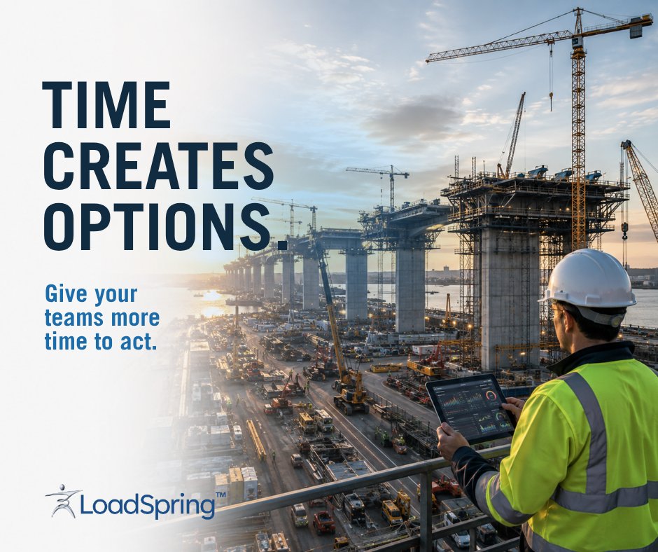 LoadSpring's tweet photo. Time creates options.

The sooner teams connect schedule, cost, and risk signals, the more time they have to address risks, avoid delays, and reduce cost impacts.

See how project leaders are bringing signals together to act sooner:
https://t.co/xixf0b1vPq https://t.co/oVZaqMWfnM