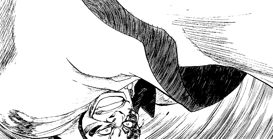 IRATEBLADE's tweet photo. 〝 WHAA—?! 〞Incredibly, Yammy wheeled overhead, his bewildered vision slurring. With a guttural snarl, his spine impacted ghastly-pale sand, and the inestimable gulf between the two challengers could not have been more apparent. Even Yammy himself sprawled out in  - https://t.co/uMJ1gGqPi3