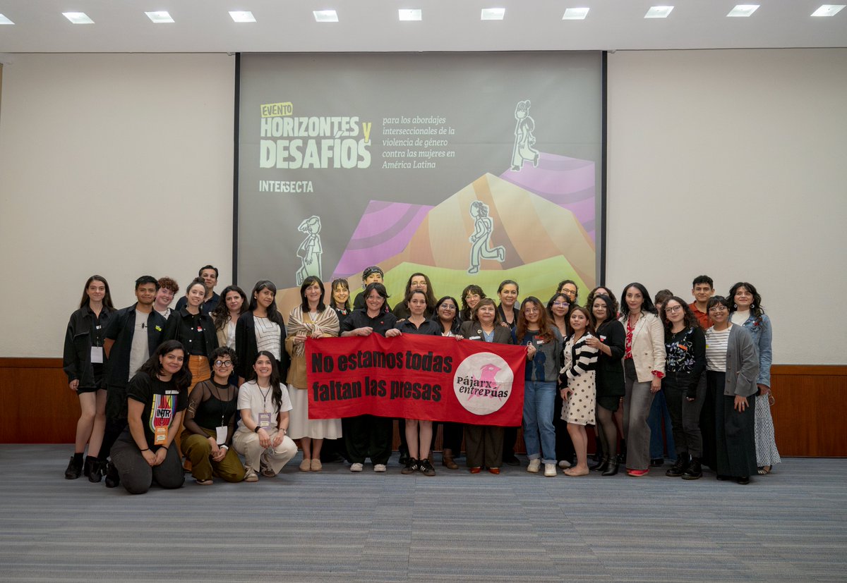 intersectaorg's tweet photo. La semana pasada organizamos el evento “Horizontes y desafíos para los abordajes interseccionales de la violencia de género contra las mujeres en América Latina”, un espacio en el que dialogamos sobre la violencia de género contra las mujeres en tres ámbitos. https://t.co/vTKTCZpl0k