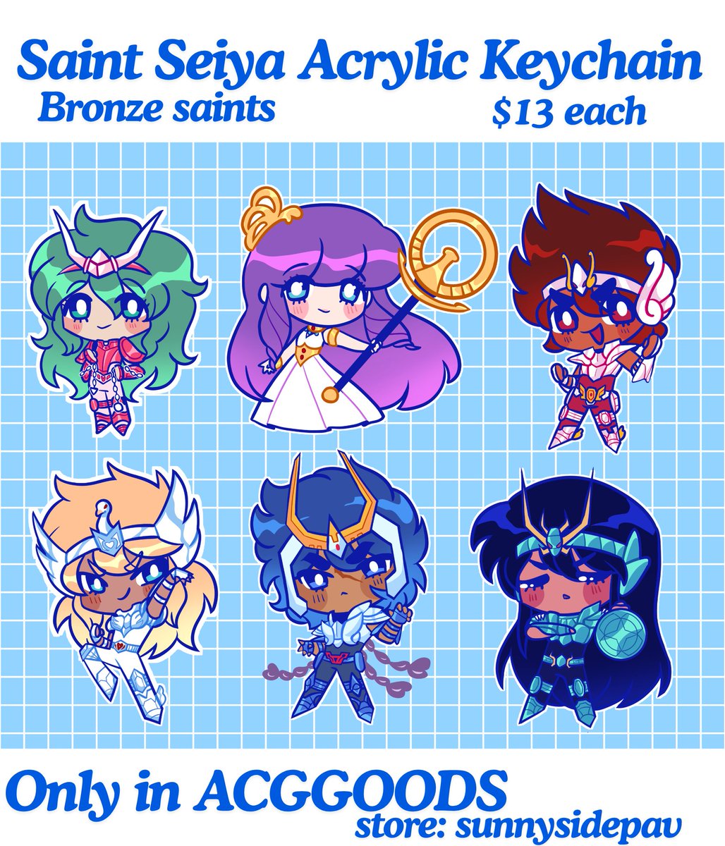 SunnySidePav's tweet photo. #saintseiya

Starting selling saint seiya merch with the bronze saints, acrylic keychains only $13

store: https://t.co/1ciBO8VqEt https://t.co/XQv5Gq6jDW
