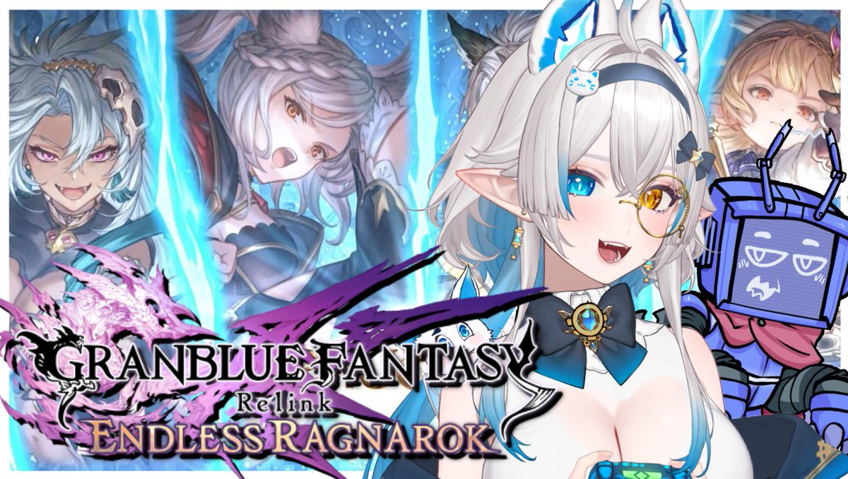 ShiromiyaCh's tweet photo. Shi Shi Shiromiya Time!

We Are Playing Granblue Fantasy Relink: Endless Ragnarok with lovely @HunterBluie
Continuing on Fraux Combos and Fun on DLC road! 

If you have free time to hangout and/or lurk it will mean a lot,so join us Komotachis https://t.co/xnLeP4jTpq