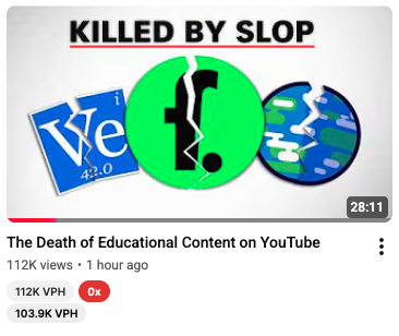 filipprompt's tweet photo. just watched this video from Fern and I understand it sucks to see people break into a niche you used to dominate with almost zero budget.

and I agree to a certain point, straight out copying visuals to the dot is wrong.

at the same time all the "traditional" animation channels act like they own this animation style and no one is allowed to copy them if they're using ai.

i love Fern and think they produce some of best content on YouTube, but isn't this how all industries develop over time?

someone find a way to do what you do faster, easier and cheaper.

It's like like Blockbuster hating on Netflix.