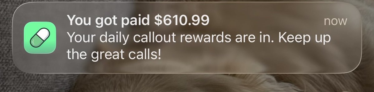 Ghoopsss's tweet photo. Back to back days almost 1k in daily callouts. 

My callouts are too good I guess. https://t.co/vWeswEmJiG