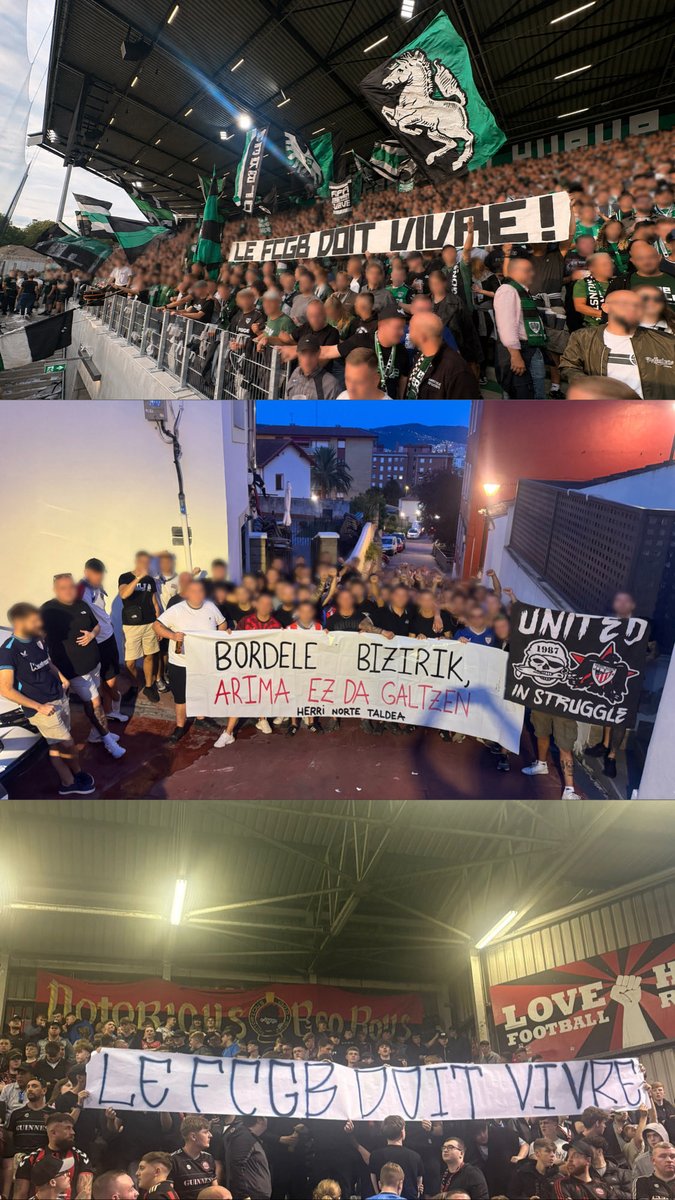 ub87officiel's tweet photo. En ces temps difficiles et incertains, il est toujours bon de pouvoir compter sur des messages de soutien et sur ses amis. 

Aux 4 coins de l’Europe, un seul message: 

LE FCGB DOIT VIVRE ! 

Merci, Danke, Grazie, Eskerrik Asko, Thanks ! https://t.co/2xAjt1TjPr