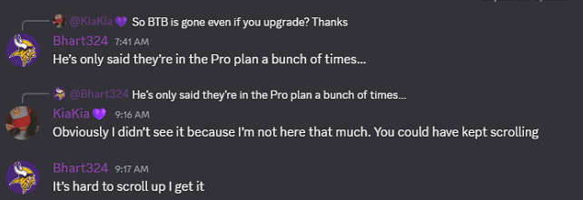 ImmortalCappers's tweet photo. @TheBettorVault EVER SINCE IMMORTAL ARRIVED ON THE SCENE TENSIONS HAVE RISEN IN YOUR DOGSHIT DISCORD ~ BELOW ARE LEAKED MESSAGES FROM TWO 'VIP' MEMBERS WHO ARE UPSET YOU DON'T PROVIDE THEM WITH BTB! IMMORTAL DID THIS TO YOU - JOIN OUR DISCORD FOR FREE BTB PLAYS! https://t.co/KFoNnPx1RW