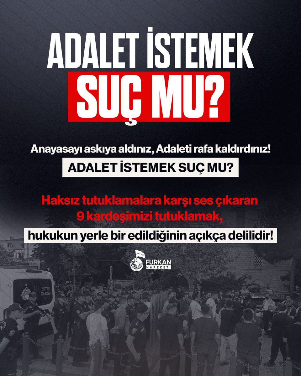 Hikmet1a's tweet photo. FurkanGönüllülerine Ozgürlük
TecritZulmüne SonVerin
#YeterArtık https://t.co/IyscP49t6D