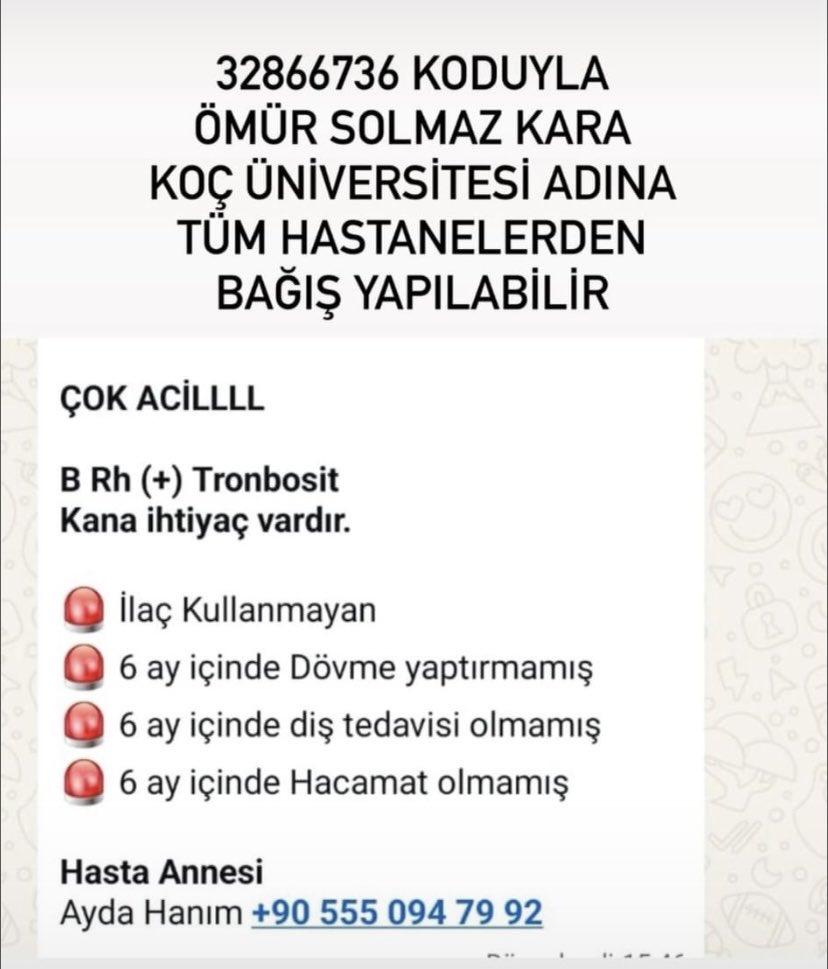 hepaynisinema10's tweet photo. Arkadaşlar ömüre kan aranıyor lütfen bana yardımcı olur musunuz sizden başka yazacağım biri gelmedi aklıma yayabilir misiniz https://t.co/udOF8xMlEJ