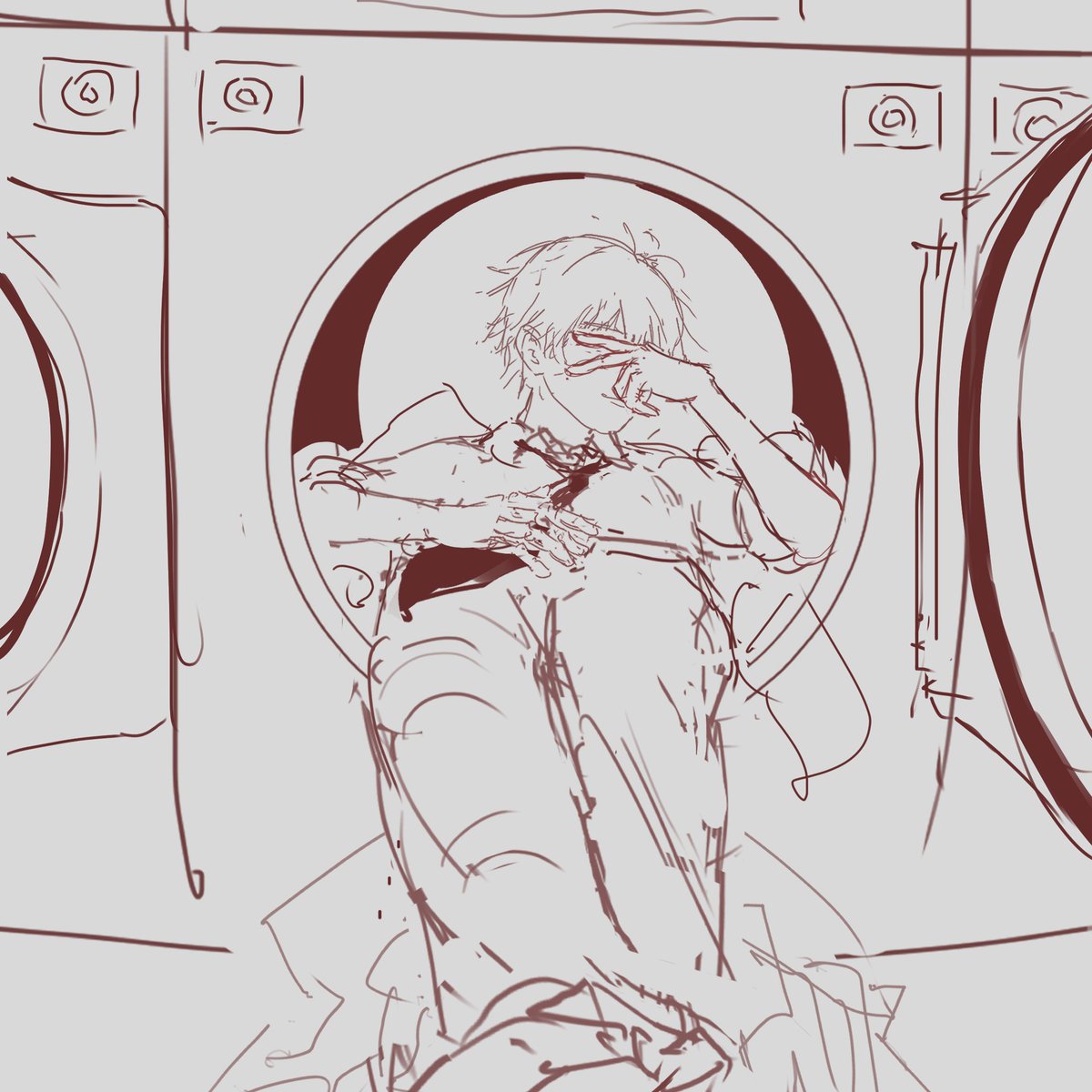 yosuu___'s tweet photo. WIP 
#chainsawman #チェンソーマン https://t.co/URY87xEk3T