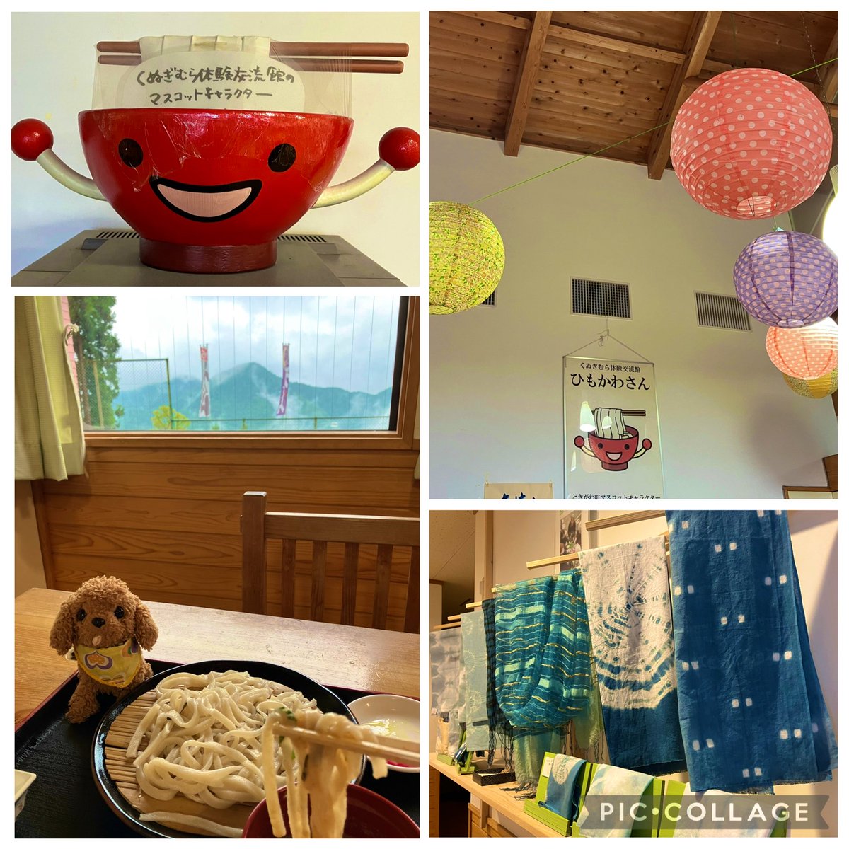 Nikusatomi's tweet photo. おはよう⛰️8/29 標高400mの山腹にある、小学校跡地利用の山村体験施「くぬぎむら体験交流館🏠」ひもかわうどん作り,藍染,竹とんぼ作りなど工芸体験🈶 8/31終了の夏限定「冷汁ごまだれうどん」滑り込みセーフ💦食べに来れた❣️濃厚ごまだれ汁には薬味たっぷり😊大築山小築山の展望良き天空のうどん屋💕 https://t.co/WY2h0jSLQc