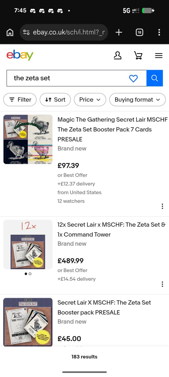 Jak_WUBRG's tweet photo. @MTGSecretLair This product is not for you https://t.co/FtPqXBsInd