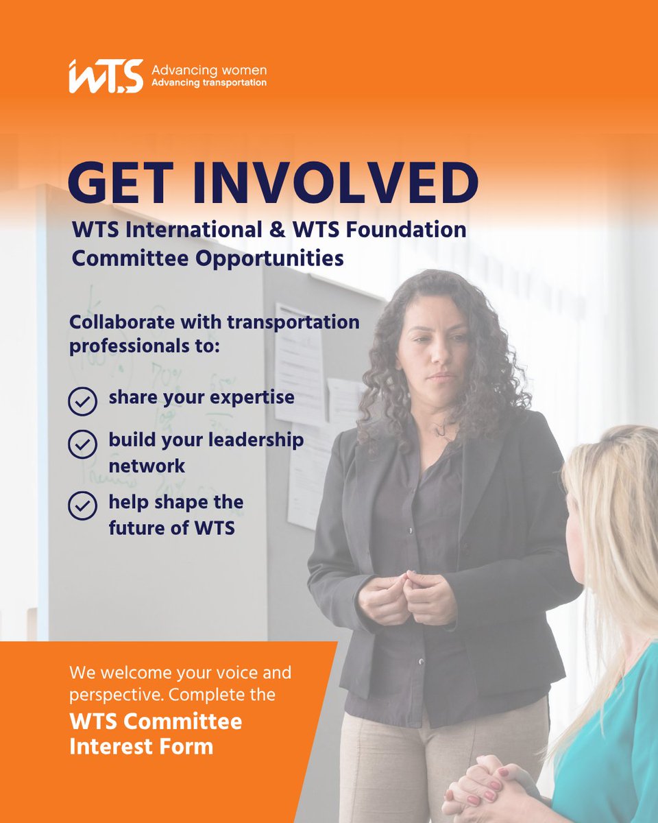 WTS_Org's tweet photo. Calling all WTS Members! Join a committee to share your expertise and collaborate with the #WTSCommunity. 

Visit https://t.co/ejm6gEFdI1 to complete the WTS Committee Interest Form. https://t.co/WPakyrpi0E