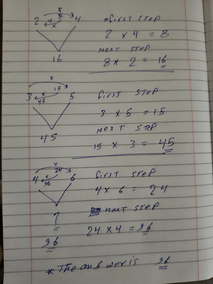 ouda_elsayed's tweet photo. @farman4x The answer is 96 🙂 https://t.co/bxI7c4CQzh