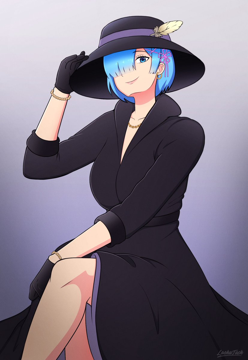 LackaTask's tweet photo. I wanted to repost these old rem pieces after watching last week’s episode 

#rezero https://t.co/1ACwTBYB3d