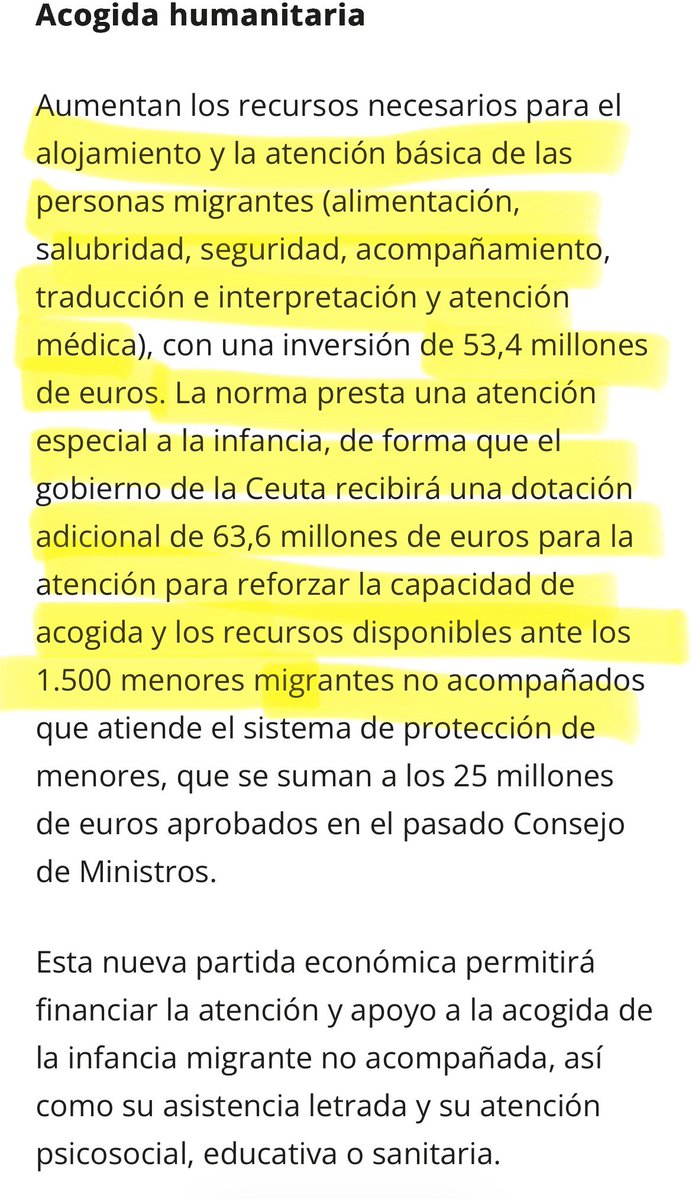 PabloCamPiq's tweet photo. ⭕️ LEAN MI ARTÍCULO HOY EN @TheObjective_es. Además de los 25 Millones de �� van otros 63,6 Millones de € públicos a la atención a MENAS EN CEUTA. 

No van a expulsar a nadie. 👇🏼

https://t.co/gq5V3akul9 https://t.co/8w6PmXh3KT