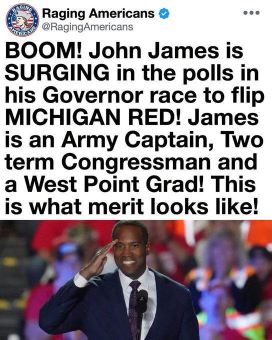 827js's tweet photo. We need John James TO WIN. https://t.co/rdQCtPFHgq