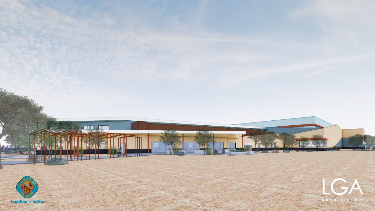 ClarkCountyNV's tweet photo. Big news for the southwest! 🌳 The Clark County Board of Commissioners unanimously approved a major expansion for Echo Trail Park, including a brand new 58,000-square-foot community center expected to open in 2028!

Modeled after the successful Silverado Ranch center, this expanded complex will feature a state-of-the-art facility complete with a gymnasium, fitness space, indoor walking track, dance/yoga studio, demo kitchen, and multipurpose classrooms. The project also delivers major park upgrades, including 288 new parking spaces, new pedestrian pathways, and enhanced landscaping to create a vibrant destination for neighbors of all ages to play, recreate, and build community.

We can't wait to see this incredible new space bring our neighborhood together!
