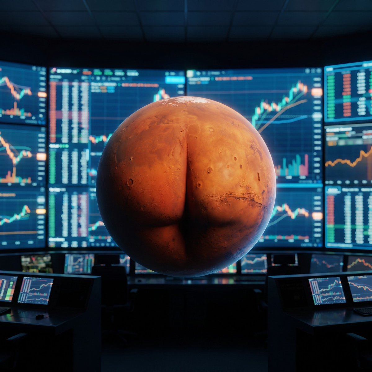 marsedotspace's tweet photo. MARSE has one job: react to SpaceX.

when SpaceX stock goes up 2%, MARSE holders get paid in $SPCX.

when SpaceX stock goes down 2%, the tank uses $SPCX to buy $MARSE and burn it.

simple enough for an arse.

read the full mechanics on the web. https://t.co/3zqo7CdRVH