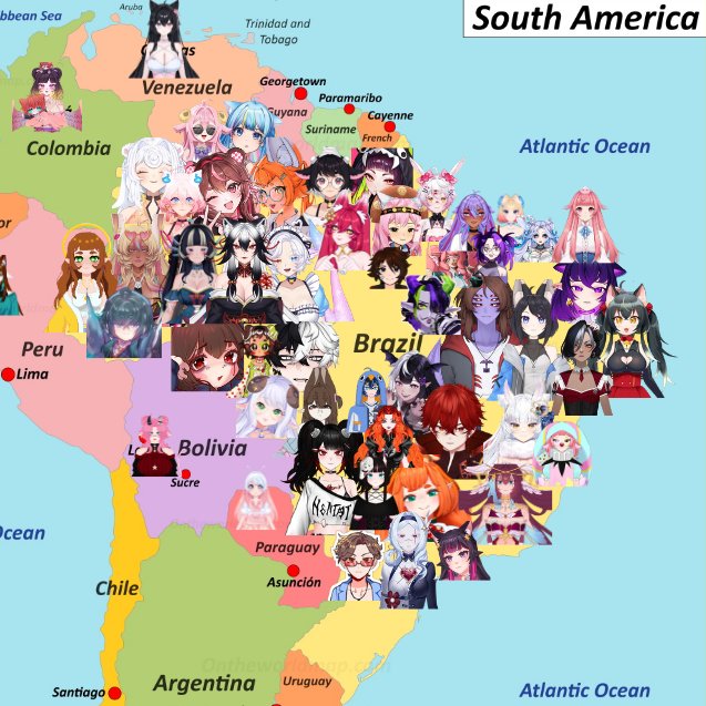 KaguraNeela's tweet photo. VTubers da SA! Brasil tem pouco vtuber ne?? 
me inspirei na @VTuberASMRFan 

Peço perdão se tenha falto mais alguem!

#Vtuber https://t.co/nJ11HD0TjS