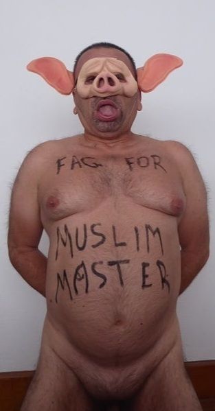 alfamasterberk's tweet photo. Another sick stupid föggöt to Muslim Turkish Alpha Master Berk. 💪 

I rape your wallets, losers. U are just a pathetic hömös for Me.  

#mnwo #muslim #turkish #master #alpha #top #dom #cashmaster #findom #moneyslave #feet #cashpig #slave #finsub #send #goon #paypig #loser https://t.co/QsrWGzC5ys