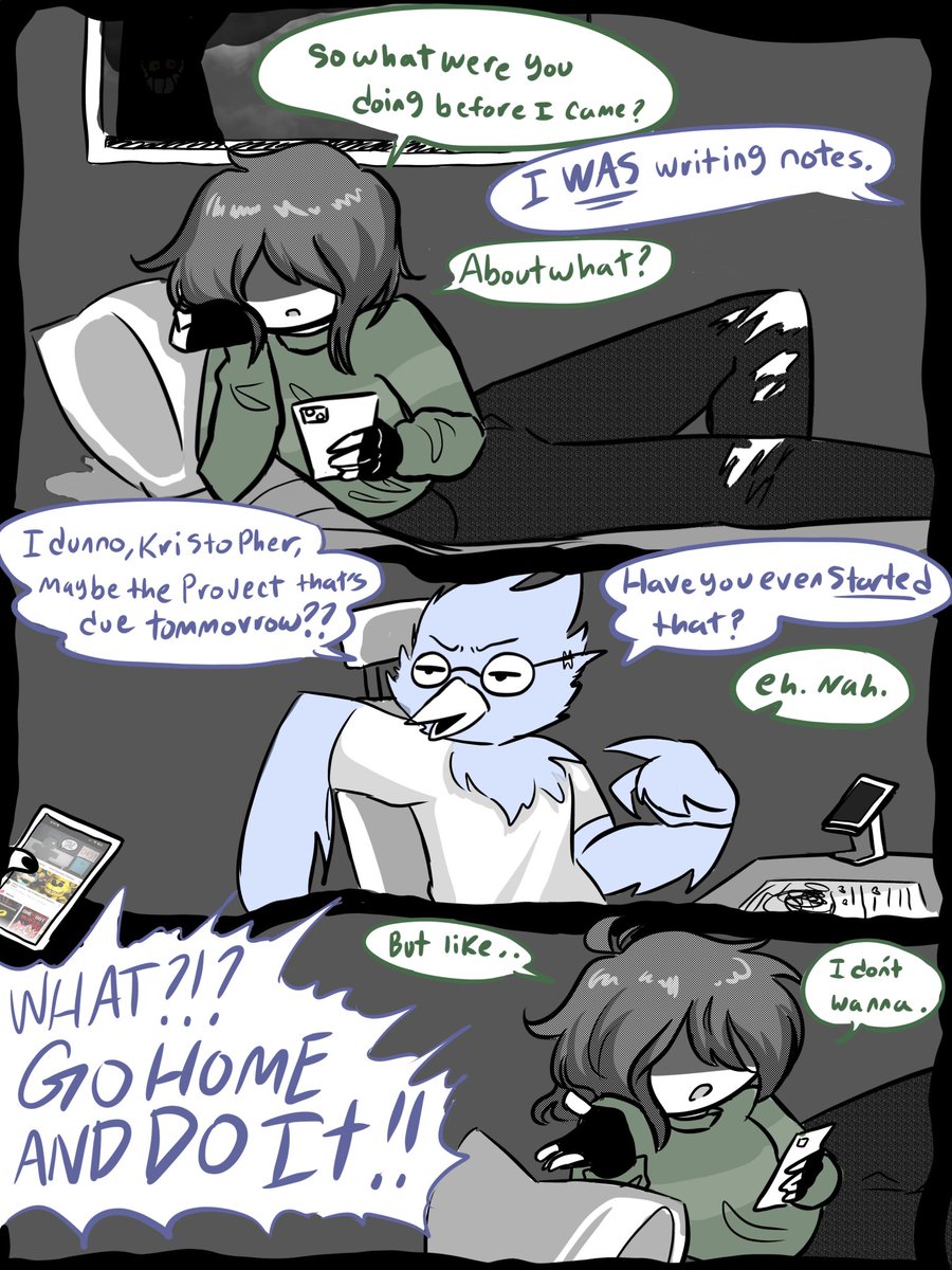Olliecom13's tweet photo. I heard yall like Kerdly? 
Continuation of my other piece 

2/6
#kerdly #deltarune https://t.co/NxXGuWul2r
