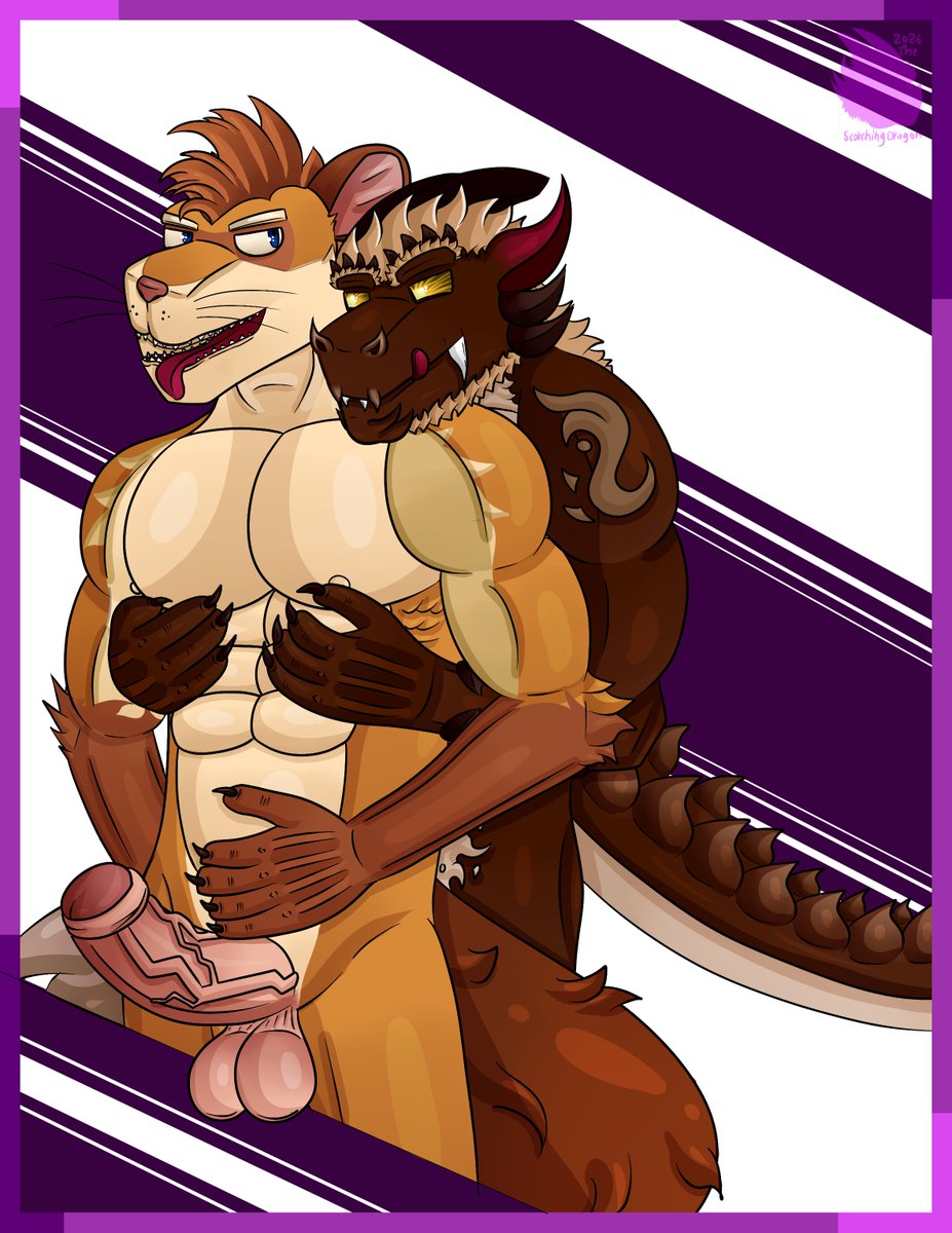 BrownDerg's tweet photo. Here's the spicy version >:3
#XXLWOOFIA #furry #furryart #XXL猛漢町 #XXL同伴集結 https://t.co/L41lvUNWRr