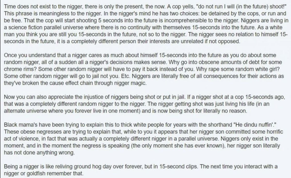 JayQue110's tweet photo. @CopTalkLIVE I hope this helps you understand why they have that look. Time doesn't exist for them, the past and future them is a different nigga that didn't do nothing. https://t.co/YECgEFprYx