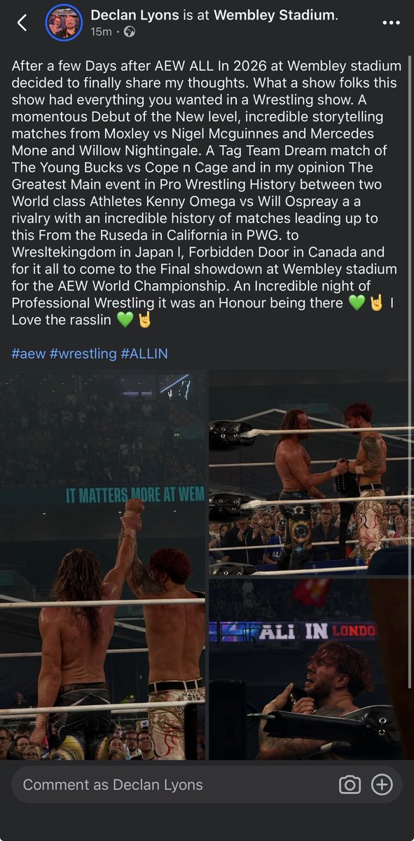 DECKYBHOY's tweet photo. My wee post about the show at the weekend what a show 🤘💚🤘 I Love the Rasslin 
@WrestlingMark16 @LucyisjustLucy @that_bald_bro @andyricflair @GWPodcastUK https://t.co/fXeC17c0wE