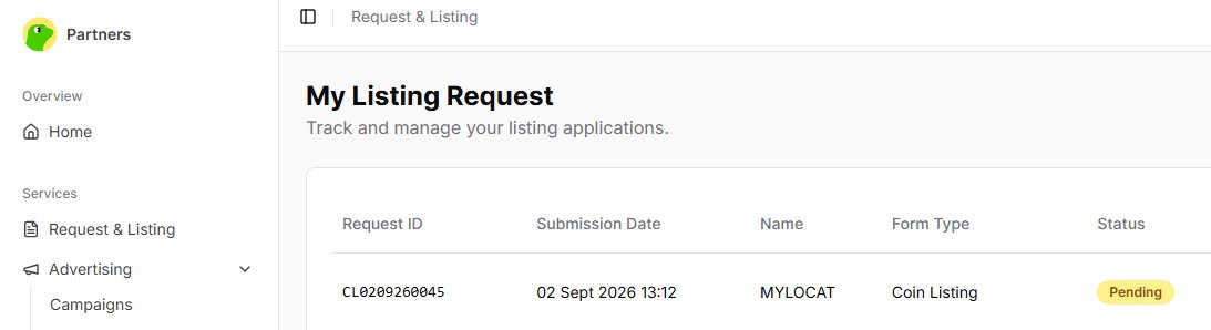 MYLOCAT_'s tweet photo. $MYLO × @coingecko 

We’ve officially submitted our CoinGecko listing application and are currently awaiting review.

📋 Request ID: CL0209260045
📅 Submitted: Sept 2, 2026
⏳ Status: Pending

MYLO has been building for 2+ years, through ups and downs, with the same commitment to our community and ecosystem. We may be a small project today, but we’re still here, still building, and still grinding. 💪

@CoinGecko, we kindly ask you to review our application when possible and help us get MYLO officially verified. 🙏

This verification would mean a lot to the MYLOCAT community and help establish an official source of information for MYLO across the ecosystem.

We’re not here for a short run. We’re here to build. 🦎💚

#MYLOCAT #MYLO #Solana #CoinGecko