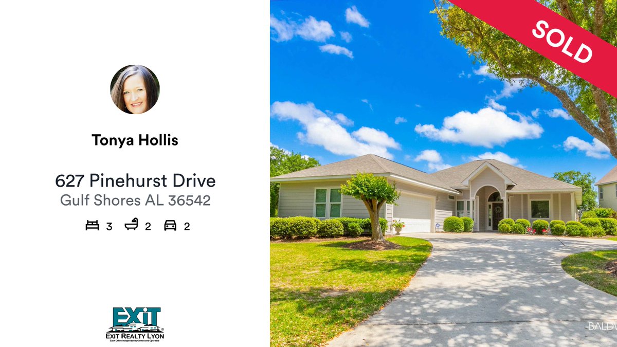 ExitRealtyLyon's tweet photo. 🛌 3 🛀 2 🚘 2
📍627 Pinehurst Drive

CONGRATS on another successful sale with EXIT REALTY LYON!!!  Have a property to sell? Click on the link to connect with this fantastic agent!
https://t.co/MB3EelUI70 https://t.co/UhrjsERauU