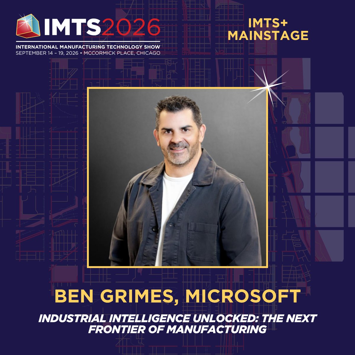 IMTSchicago's tweet photo. There will be no shortage of cutting-edge content on the MainStage at #IMTS2026! From Hexagon to @CaterpillarInc, industry experts will come together to answer some of manufacturing's biggest questions with insights you can take home to your business.

Some highlights include: Steve Ilmrud of @HexagonMI, Ben Grimes of @Microsoft, Marie Langer of @EOS3DPrinting, and J. Hector Sandoval of @LockheedMartin!

Find out more about their sessions and who else will be on the IMTS mainstage: https://t.co/pVR3npU912