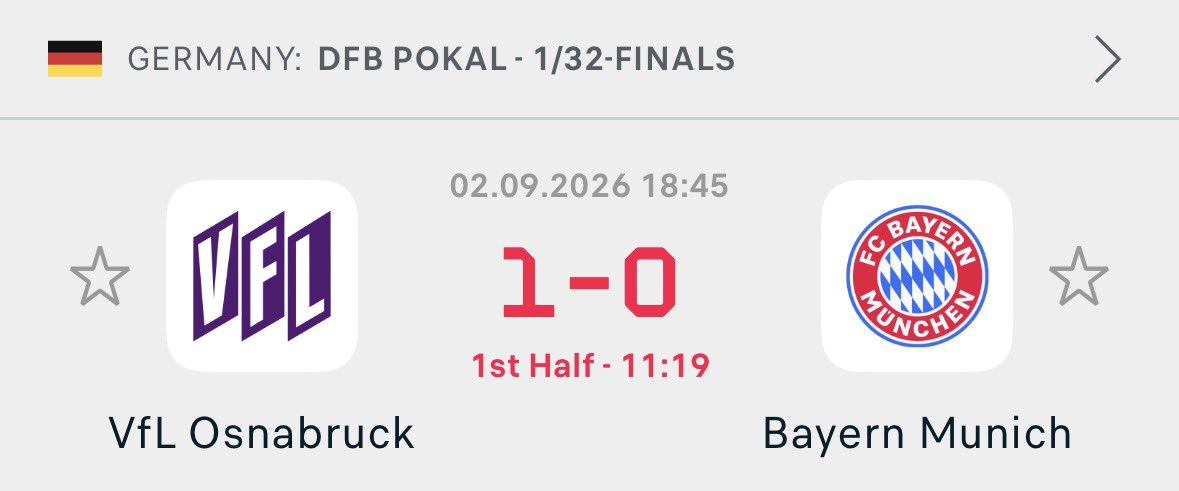 Boomluck1zz's tweet photo. Watch Bayern win this 7:1 https://t.co/x53gkwQhp0