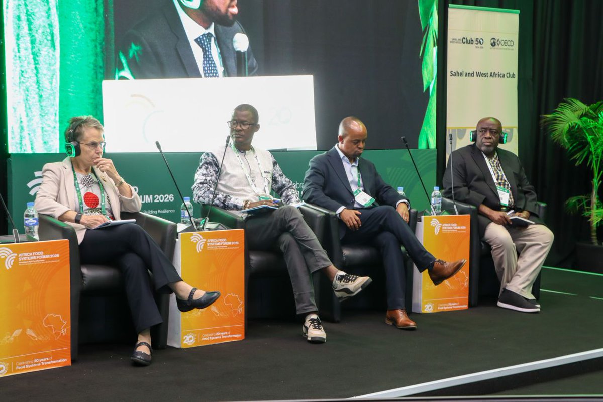 ILRI's tweet photo. Livestock contributes 50% to pastoral incomes &amp; 40% of agricultural GDP—yet climate finance often overlooks it. At the @OECD session on Climate Finance, Shirley Tarawali explained why the sector is a climate solution, not a liability. 🌍🐄

#AFSF2026  #AFSForum2026 #Livestock https://t.co/AqJ9Fl8i6R