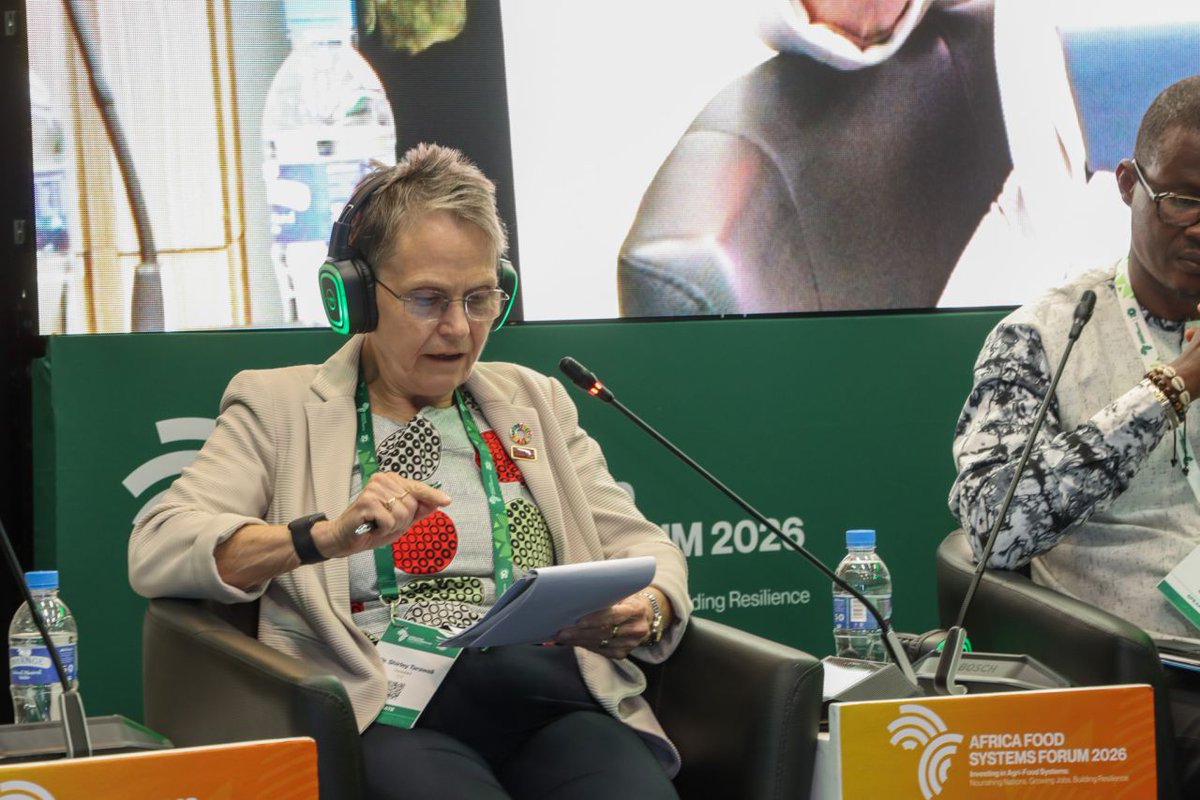 ILRI's tweet photo. Livestock contributes 50% to pastoral incomes &amp; 40% of agricultural GDP—yet climate finance often overlooks it. At the @OECD session on Climate Finance, Shirley Tarawali explained why the sector is a climate solution, not a liability. 🌍🐄

#AFSF2026  #AFSForum2026 #Livestock https://t.co/AqJ9Fl8i6R