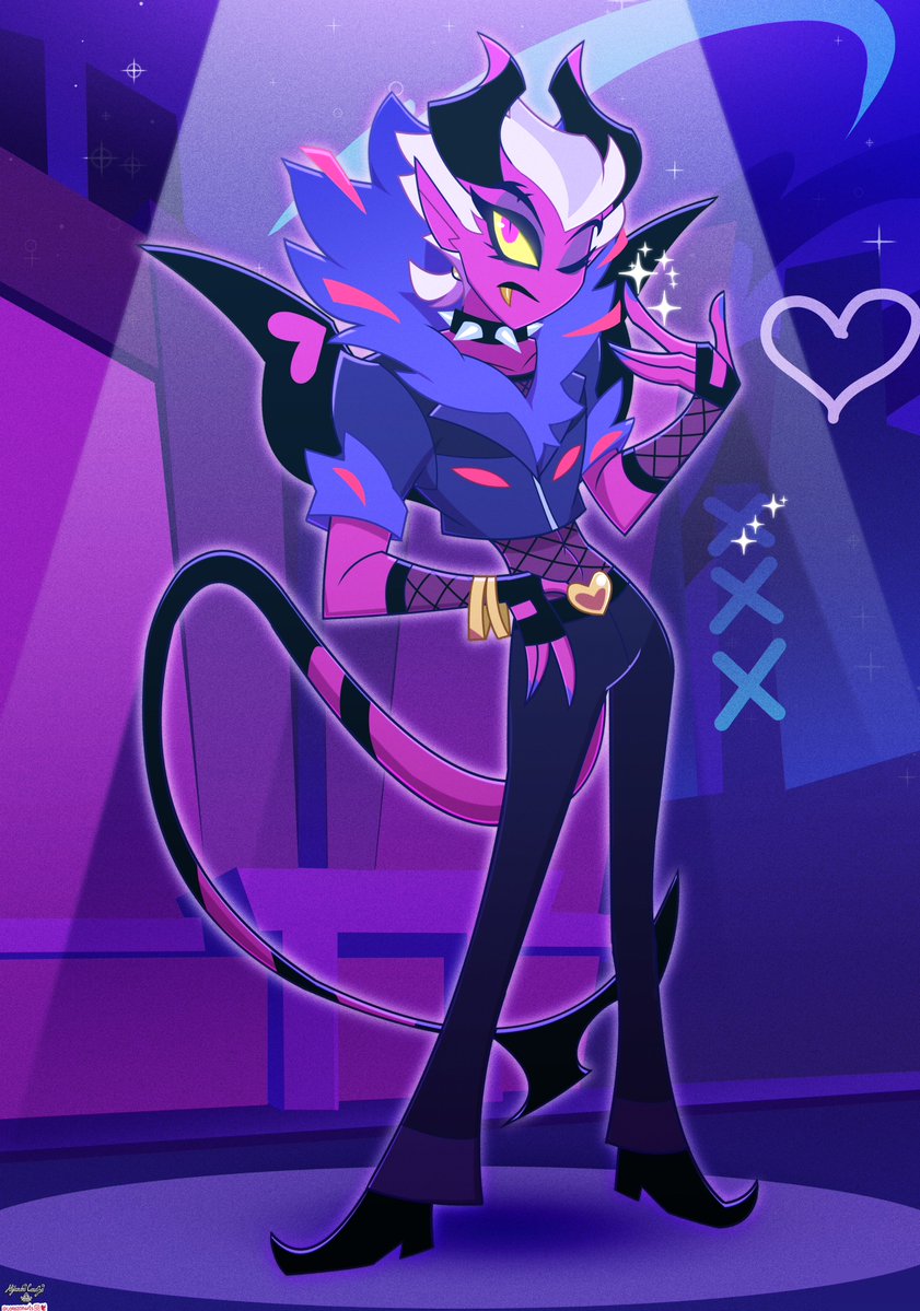 CorazonArts's tweet photo. Doing #Aless Variants! And this one is the bitch that slays!! #TheDoormanAU
#HelluvaBoss #HazbinHotel #Hellaverse #fanart #HazbinHotelFanart #HelluvaBossFanart https://t.co/ASCdyQgWp5